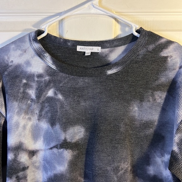 Antistar women’s tie-dye thermal crop top Size S - Picture 2 of 5